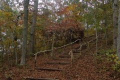 Fall-trail-stairs-ast-Mashomack